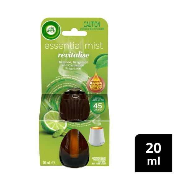 Essential Mist Revitalise Bamboo-bergamot & Cardamom Air Freshener Refill