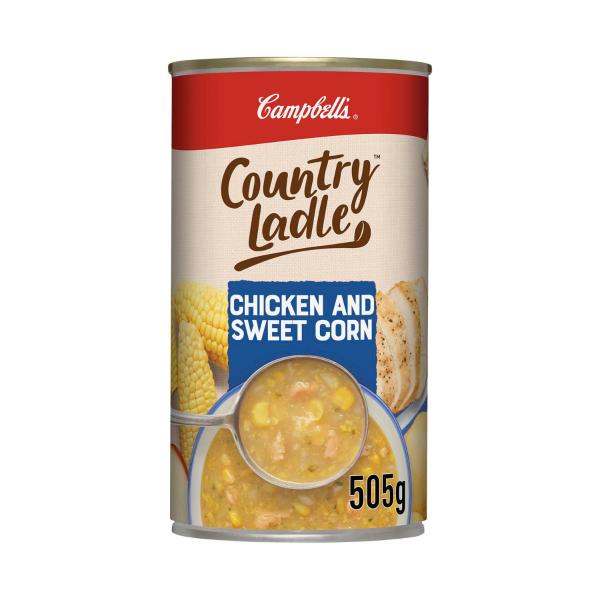 Campbell's Country Ladle Soup Can Chicken & Sweet Corn 505g product image
