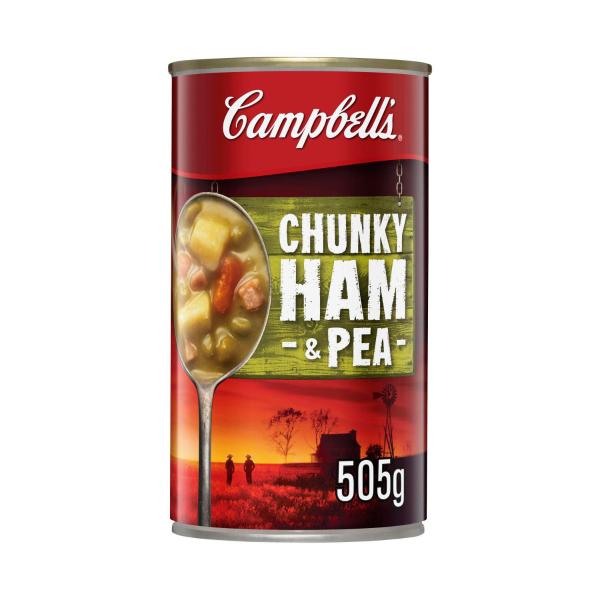 Campbell's Chunky Soup Can Ham & Pea | 505g – Coles