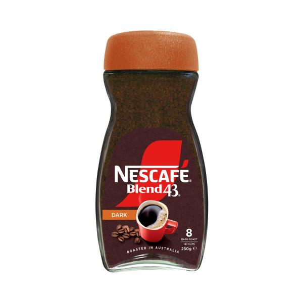 Buy Nescafe Blend 43 Coffee Dark Roast 250g | Coles