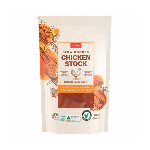 Coles Premium Chicken Stock 500mL