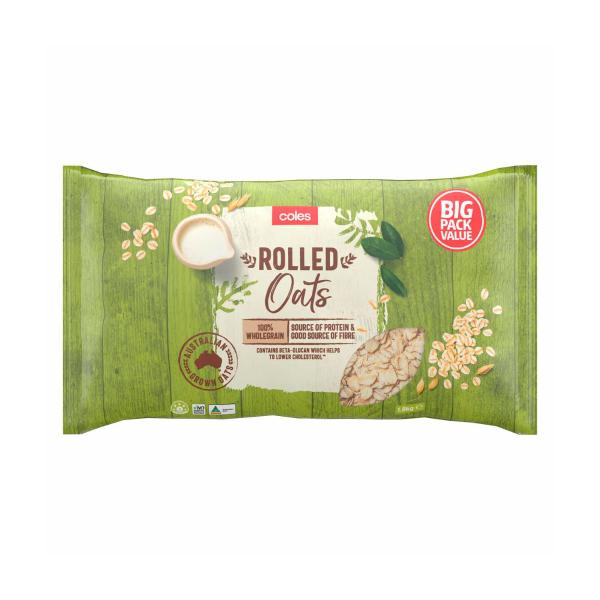 Coles Rolled Oats Value Pack 1.8 kg product image