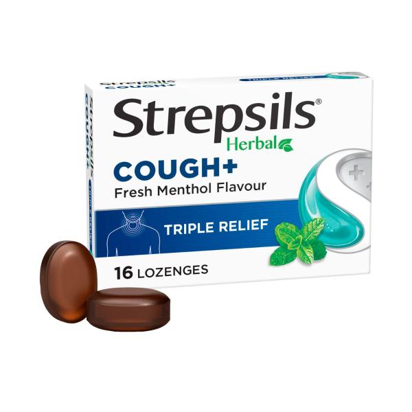 Herbal Cough Lozenges Fresh Menthol