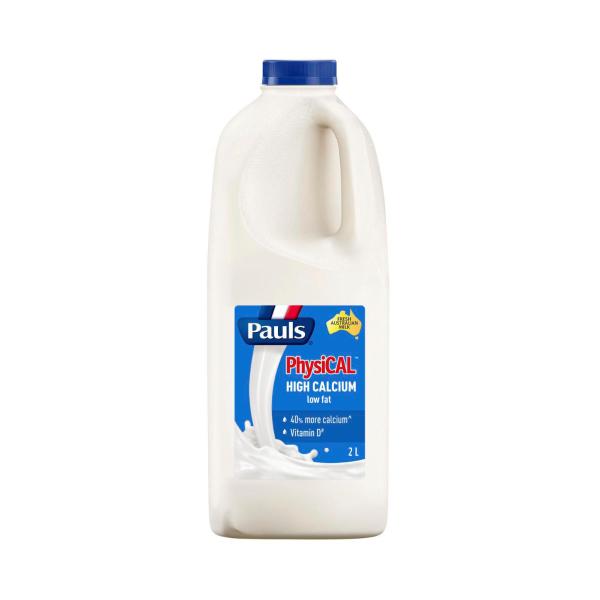 Pauls Physical Hi Calcium No Fat Milk 2L product image