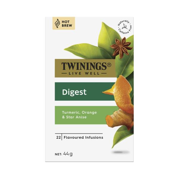 Twinings Live Well Digest Tea Bags | 22 pack – Coles