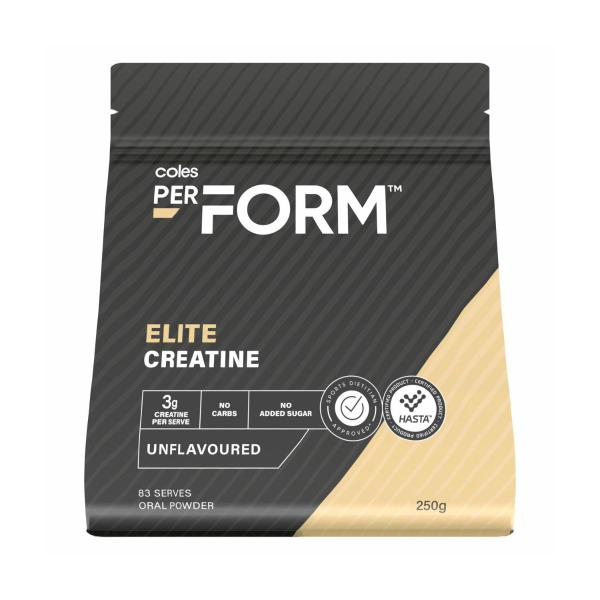 Coles Perform Elite Creatine Powder Unflavoured 250g product image