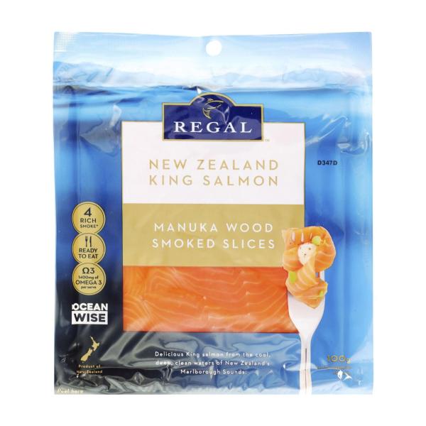New Zealand King Salmon Manuka Wood Smoked Slices