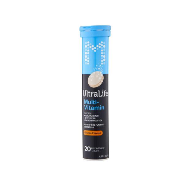 Effervescent Multivitamin Orange Tablets