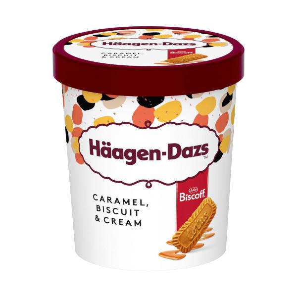 Caramel, Biscuit & Cream Ice Cream Tub