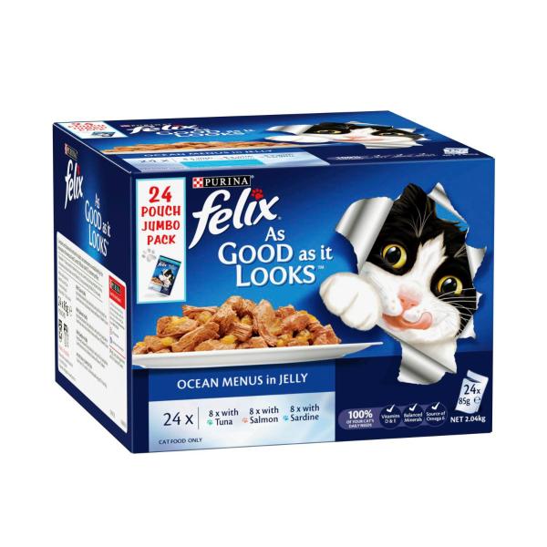 Adult As Good As It Looks Ocean Menu In Jelly Cat Food 85g