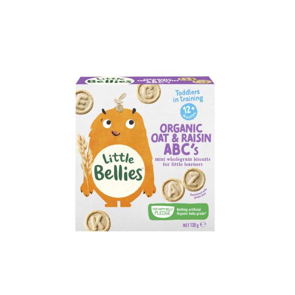 Colas Raisin Buy Little Bellies Organic Oat & Raisin Abc's Biscuits 130g | Coles