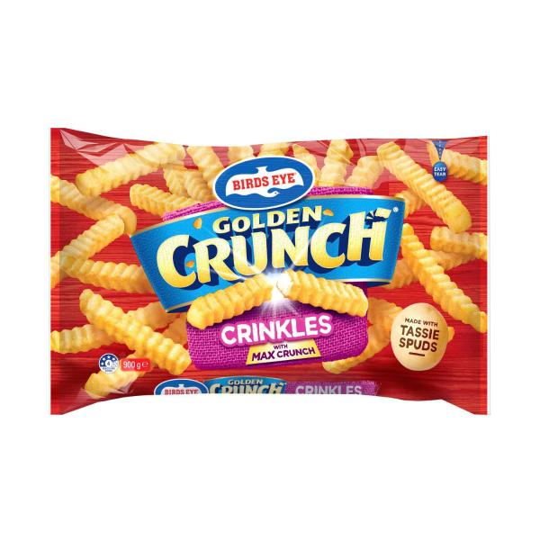 Birds Eye Golden Crunch Crinkle Cut Chips 900g