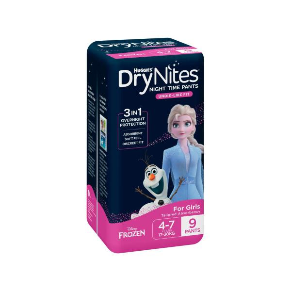 Night Time Pants For Girls 4-7 Years (17-30kg)