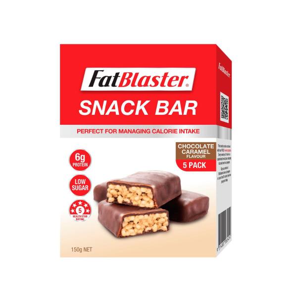 Snack Bar Choc Caramel 5 Pack