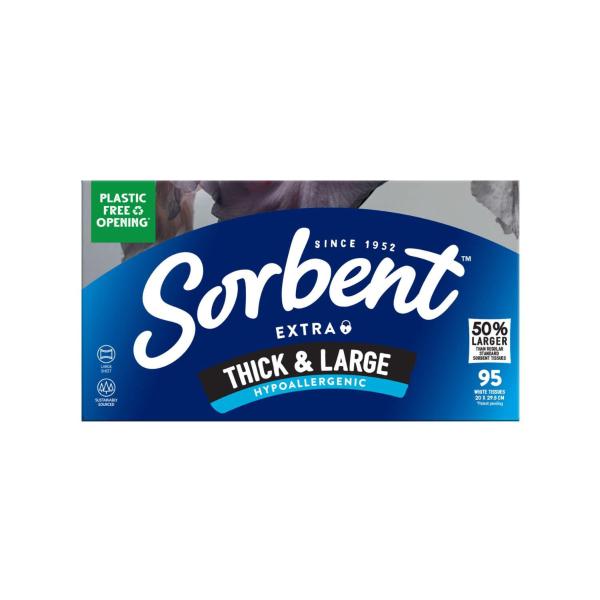 2 Ply Extra Thick & Large Hypo Allergenic Facial Tissues