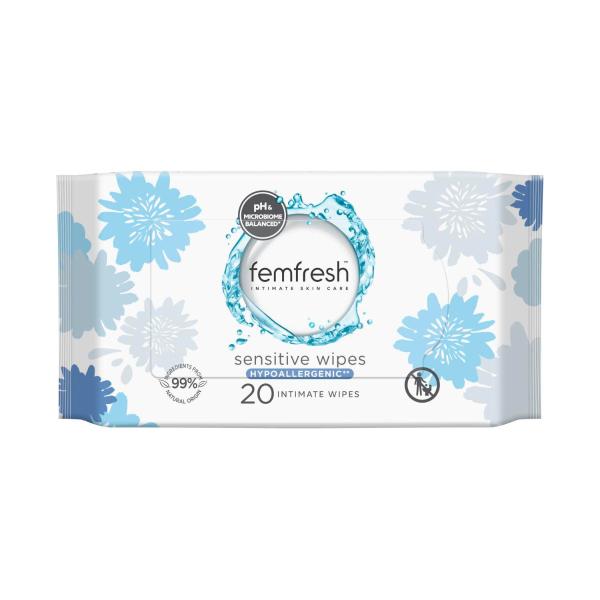 Sensitive Intimate Wipes Travel Size