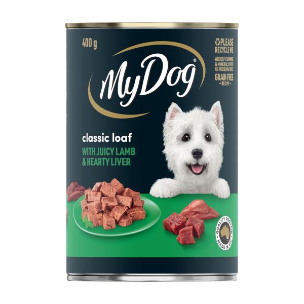 My Dog Adult Wet Dog Food Core Loaf with Lamb Liver Can 400g