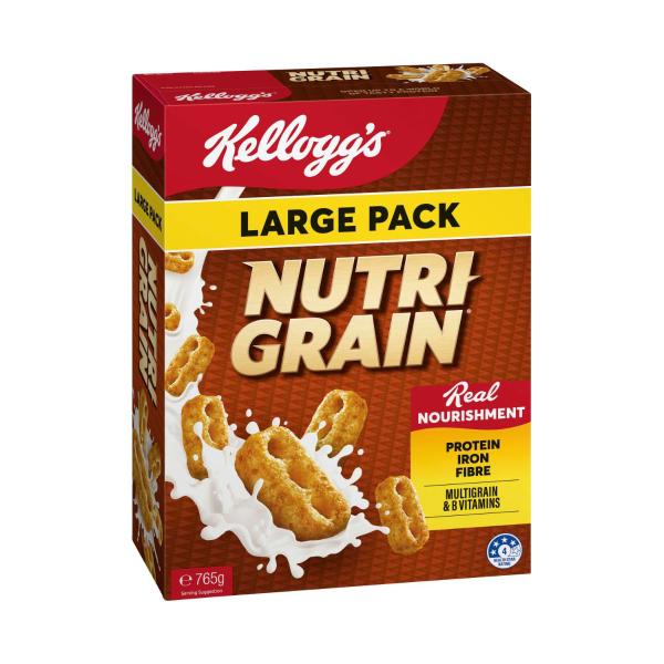 Kellogg's Nutri Grain Protein Breakfast Cereal Large Pack 765g product image