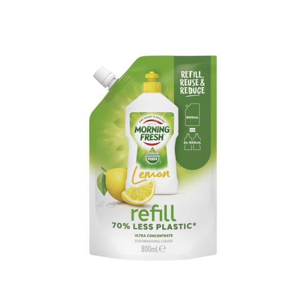 Morning Fresh Lemon Dishwashing Liquid Refill 800mL product image