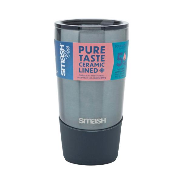 Smash Blue Stainless Steel Ceramic Lined Barista Cup | 350mL – Coles