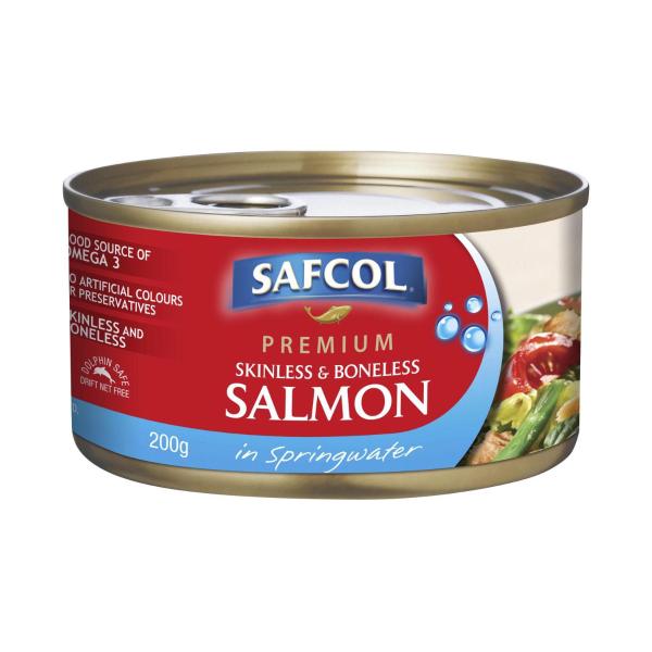 Safcol Premium Skinless Boneless Salmon 200g