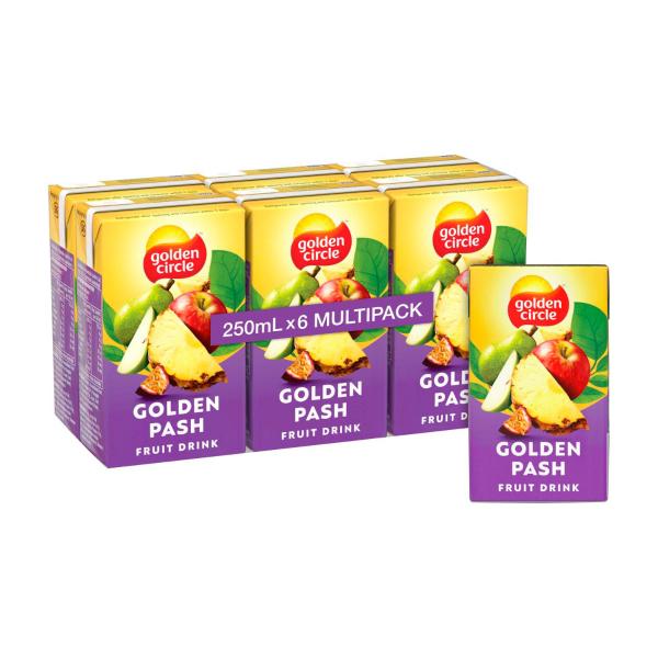 Golden Circle Tetra Drink Golden Pash 250ml 6 Pack