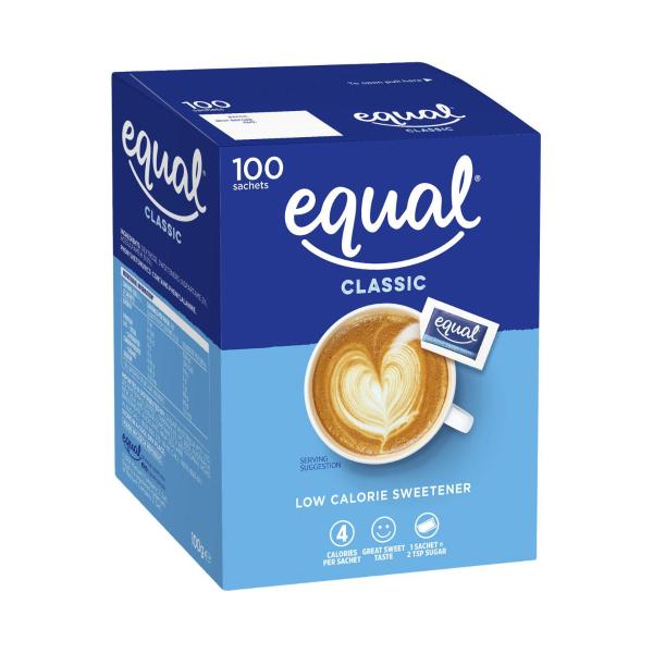 Equal Sweetener Sachets 100 pack