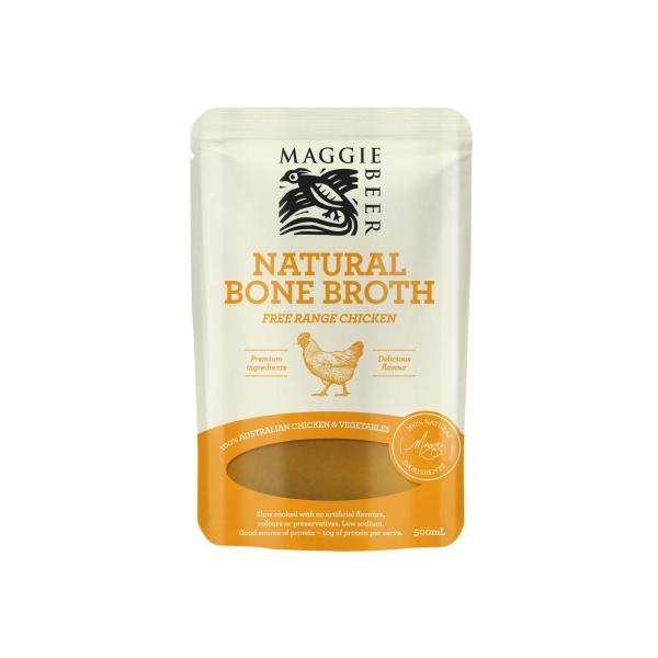 Maggie Beer Natural Chicken Free Range Broth 500mL product image