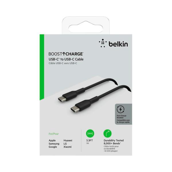 Boostcharge Usb-c To Usb-c Cable- 1m - Black
