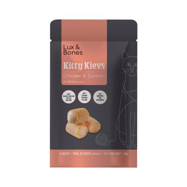 Lux And Bones Kitty Kievs Cat Food Chicken & Salmon | 40g