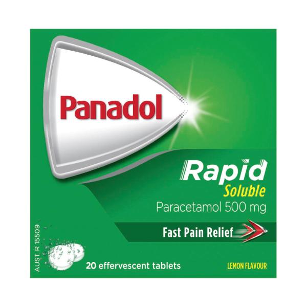 Panadol Rapid Soluble Tablets | 20 Pack