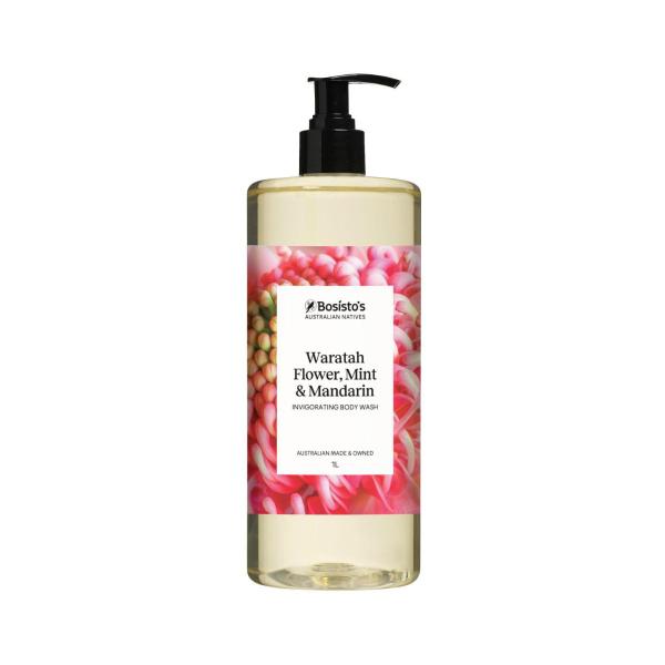 Bosistos Waratah Flower Mint & Mandarin Body Wash 1L product image