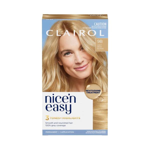Nice 'n Easy 9b Natural Light Beige Blonde Permanent Hair Colour