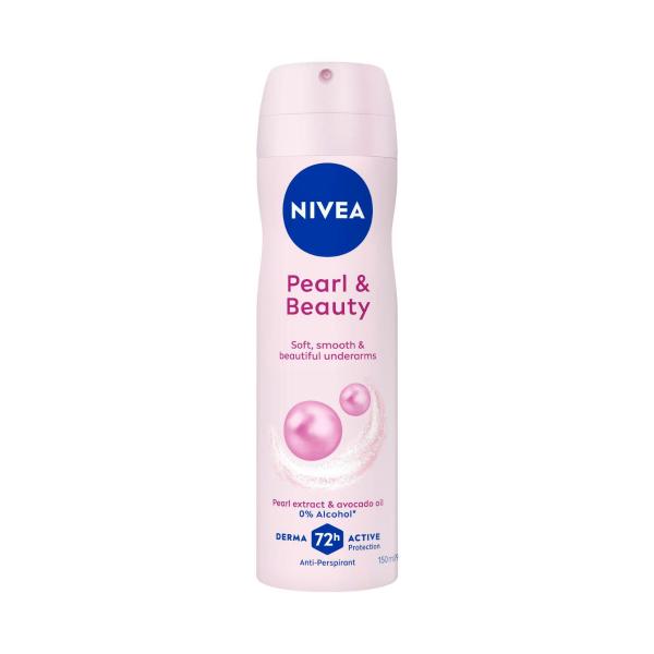 Nivea Pearl & Beauty Aerosol Antiperspirant Deodorant 150mL product image