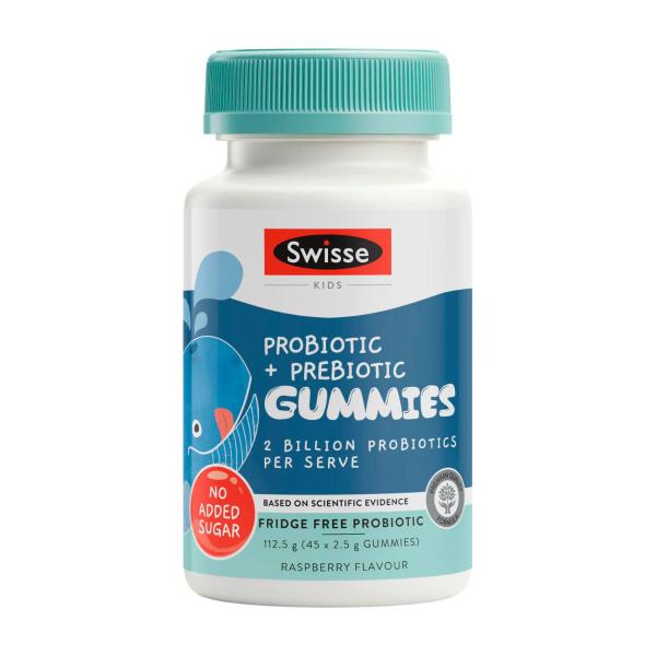 Kids Probiotic + Prebiotic Gummies 2 Billion Probiotics Per Serve
