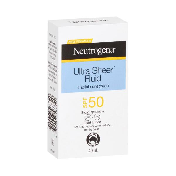 Ultra Sheer Face Fluid Sunscreen SPF 50