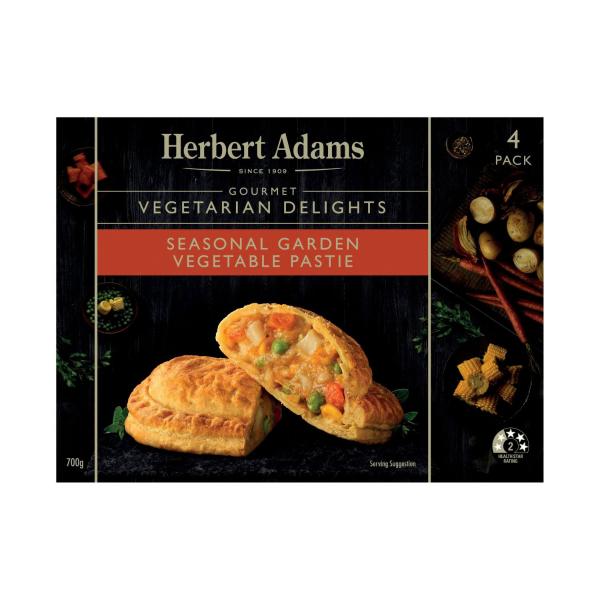 Seasonal Garden Vegetable Pastie 4 Pack