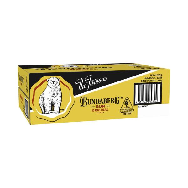 Bundaberg UP & Cola Can 375ml 24 Pack product image