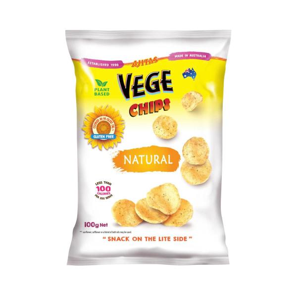 Vege Chips Natural | 100g – Coles