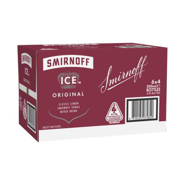 Ninnoff Ice Red Buy Smirnoff Ice Red Bottles 300ml 24 Pack | Coles