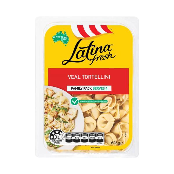 Latina Fresh Veal Tortellini Pasta 4 Serve 625g
