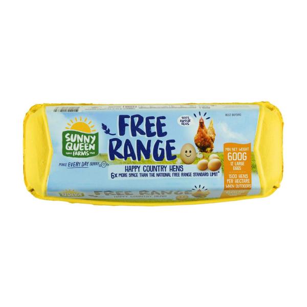 Free Range Large Eggs 12 Pack