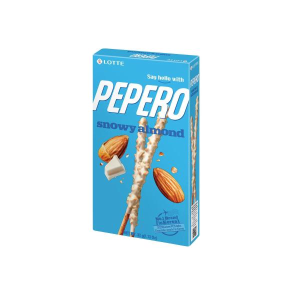 Pepero Chocolate Coated Stick Snowy Almond