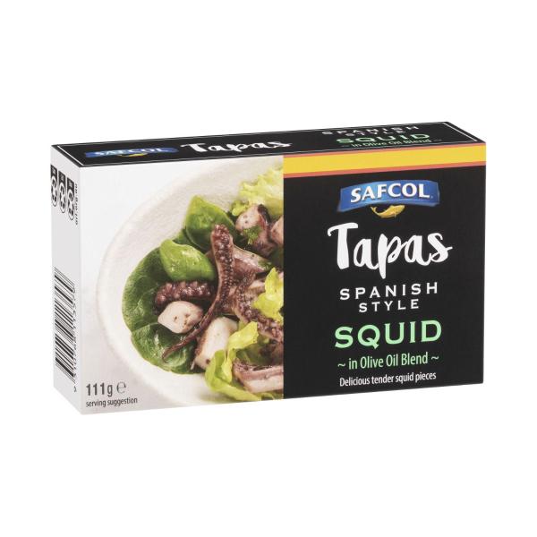 Squid Pieces In Olive Oil Blend