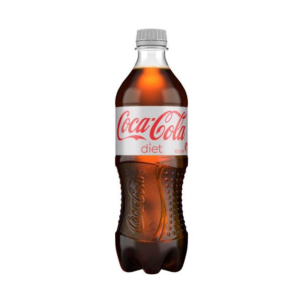 Coca-Cola Diet Coke Soft Drink Bottle 600mL