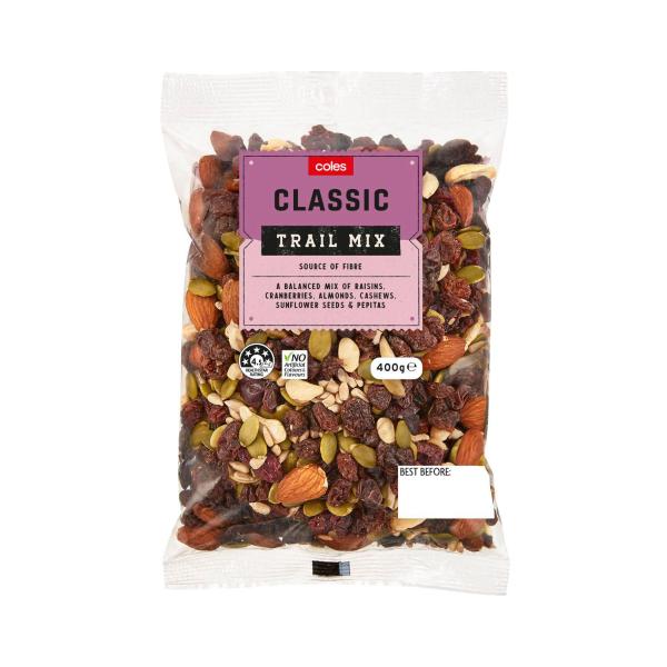 Coles Fruit & Nut Trail Mix 400g product image