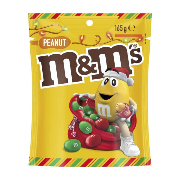 Christmas Peanut Chocolate Red & Green Snack & Share Bag