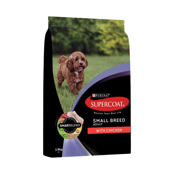 Supercoat Adult Small Breed With Chicken Dry Dog Food | 2.8kg – Coles
