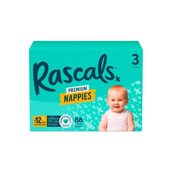 Premium Nappies Size 3 (6-11kg)