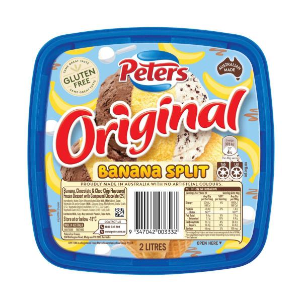 Original Banana Split Ice Cream